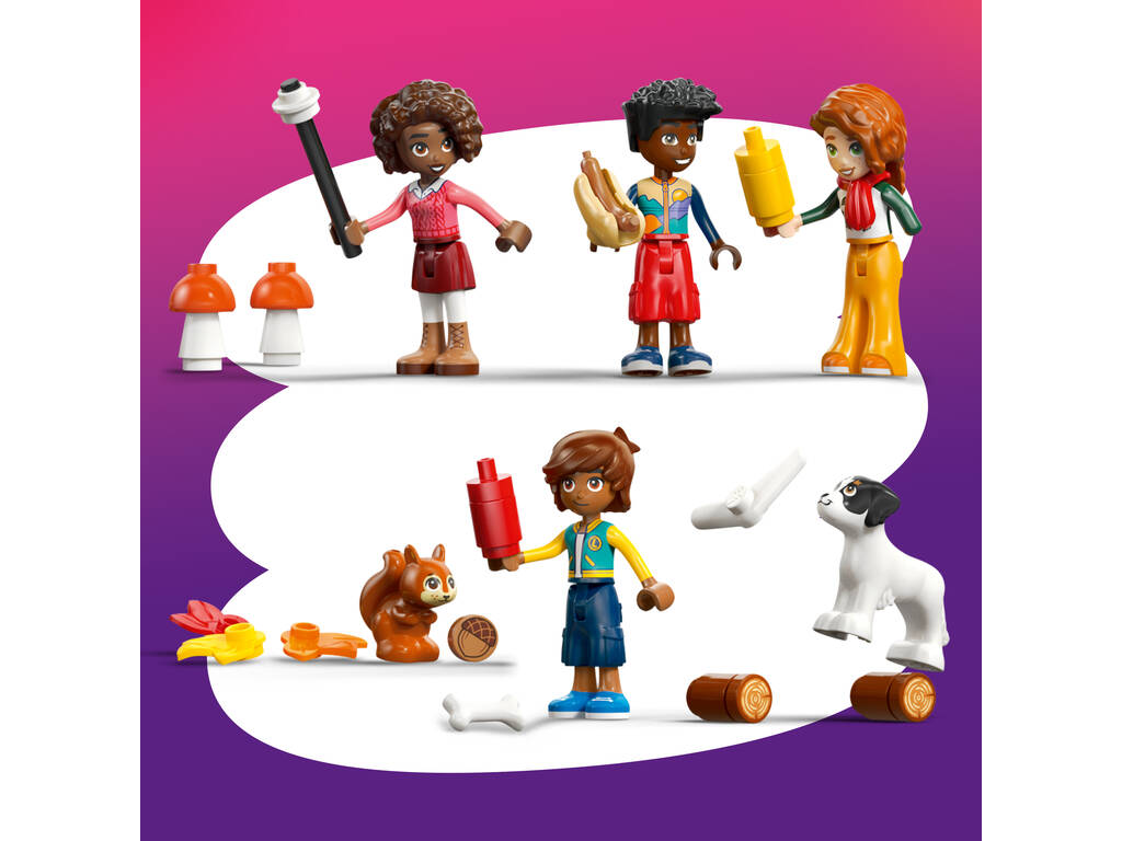 Lego Friends Acogedora Cabaña Otoñal en el Bosque