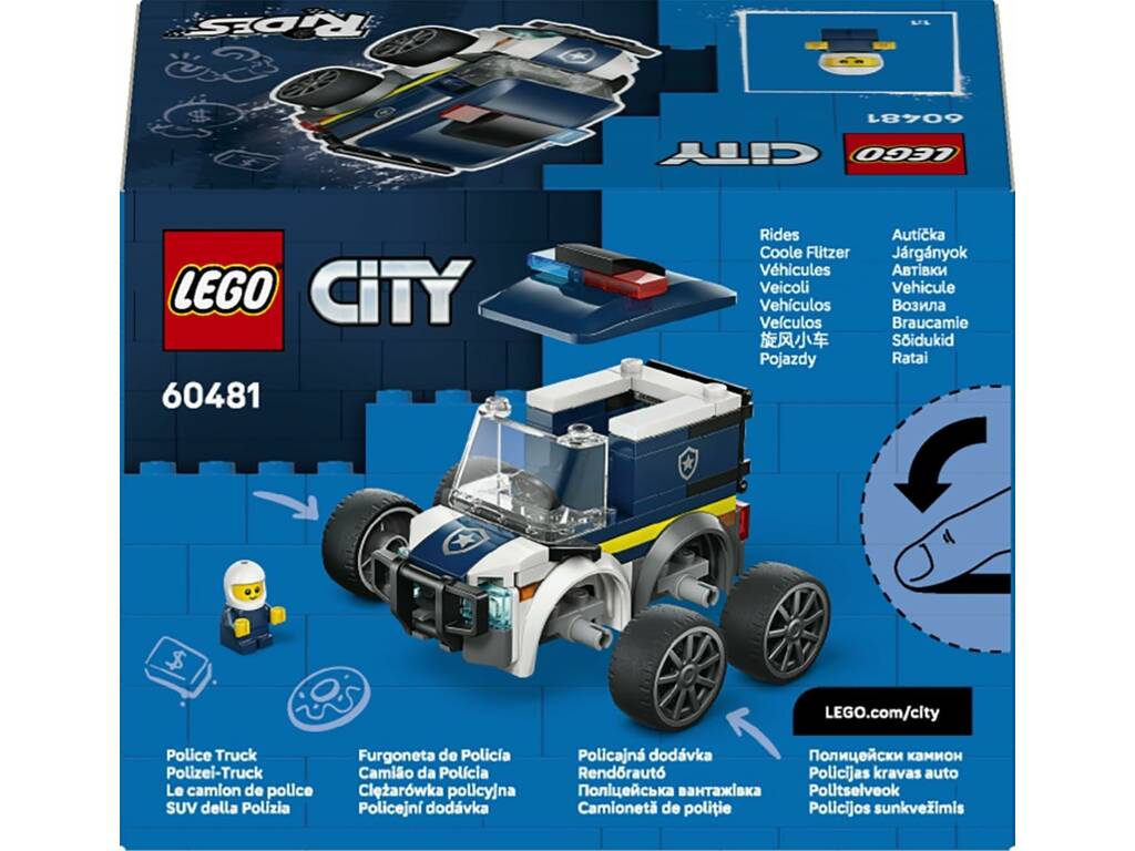 Lego City Rides Veicoli: Furgone della polizia