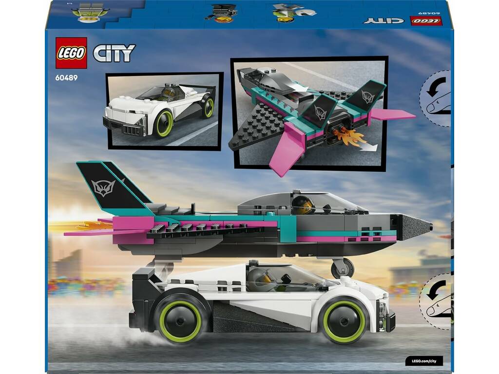 Lego City Jet vs Auto