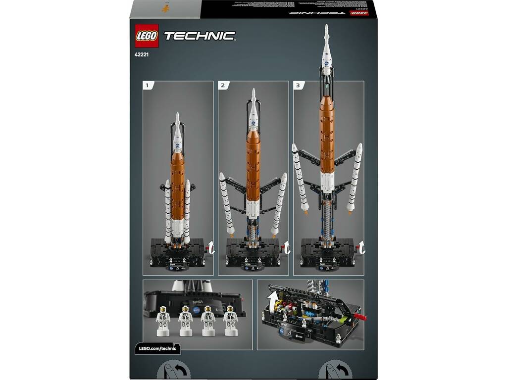 Lego Technic Space Razzo del sistema di lancio spaziale NASA Artemis