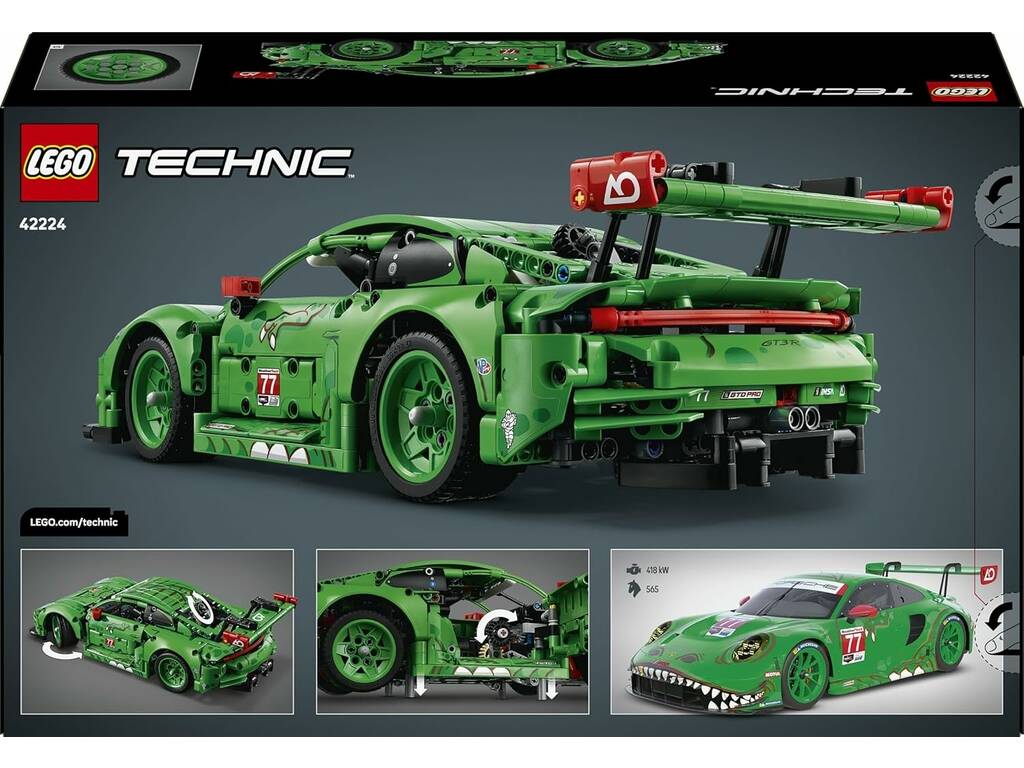 Lego Technic Auto Porsche 911 GT3 R Rexy AO Racing