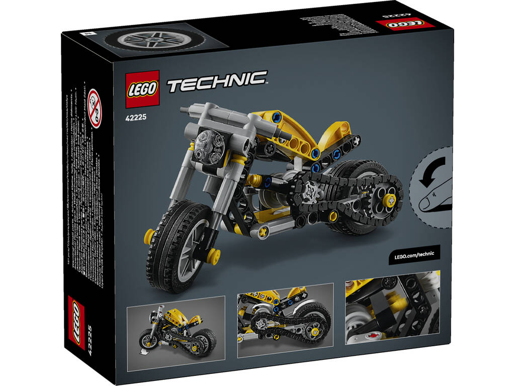 Lego Technic Gelbes Motorrad