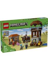 Lego Minecraft El Puesto de Avanzada de los Saqueadores y el Devastador