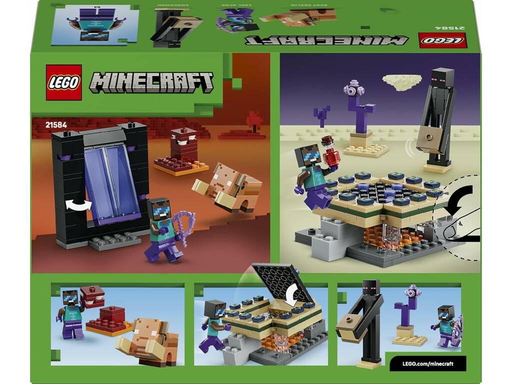 Lego Minecraft Il Viaggio nel Nether e il Portale verso l'End