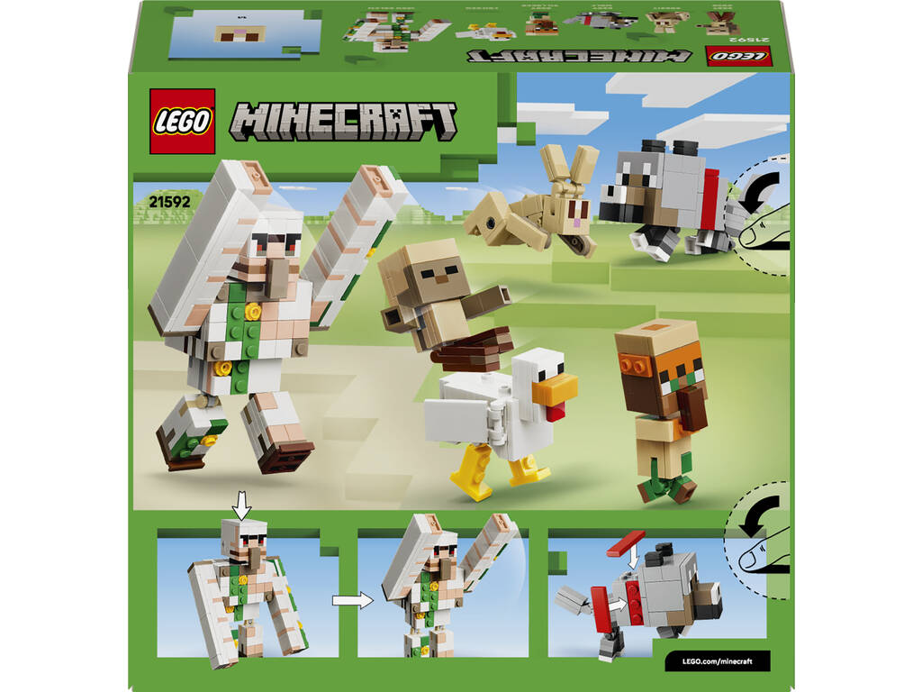Lego Minecraft Ataque del Jinete Avícola en el Desierto