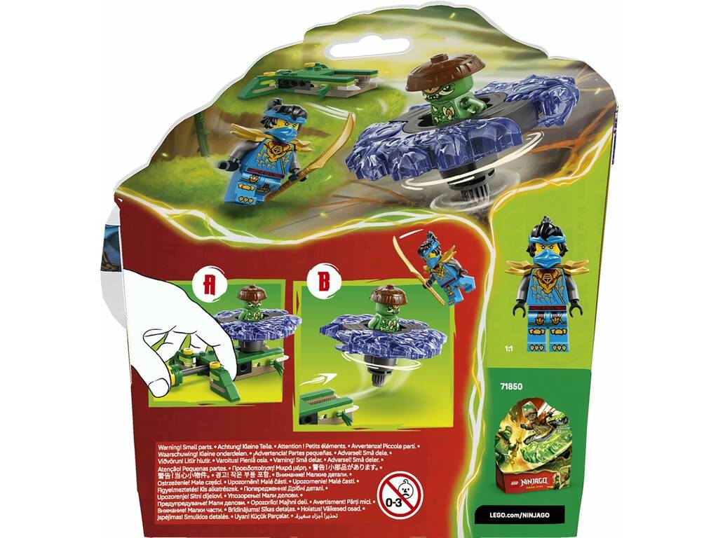 Lego Ninjago Nya vs Mutantenmonster-Spinner