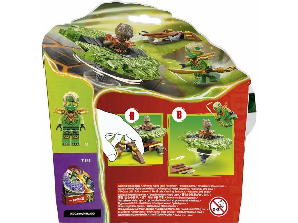 Lego Ninjago Lloyd contro Spinner del mostro della terra