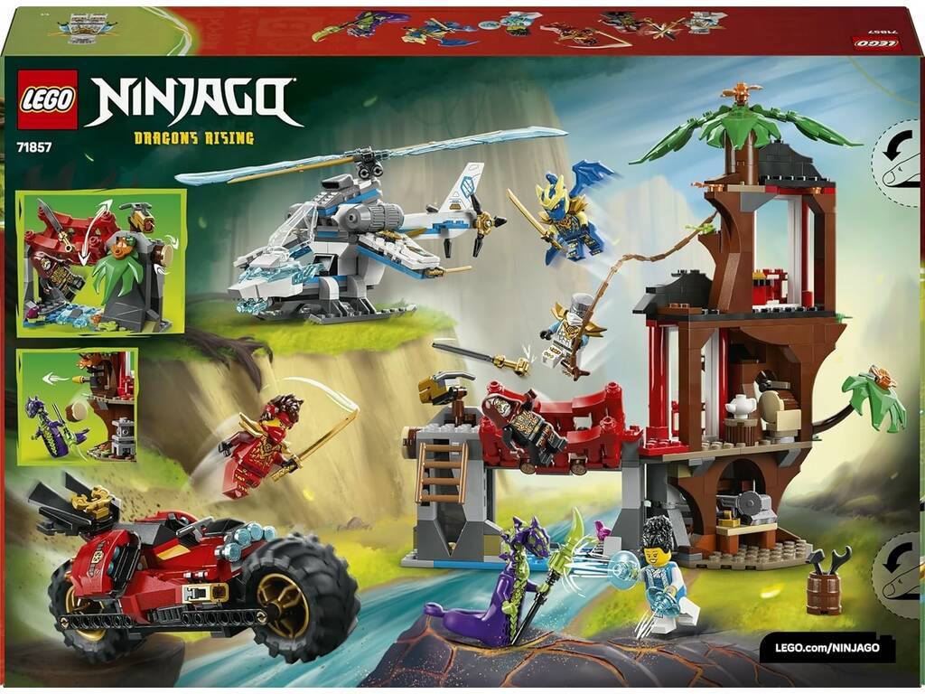 Lego Ninjago Ninja-Fahrzeugschlacht am Baumhaus