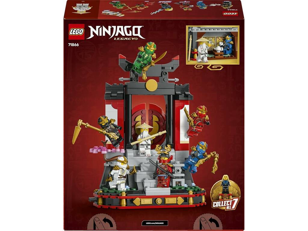 Lego Ninjago Esposizione dei personaggi ninja 15° anniversario