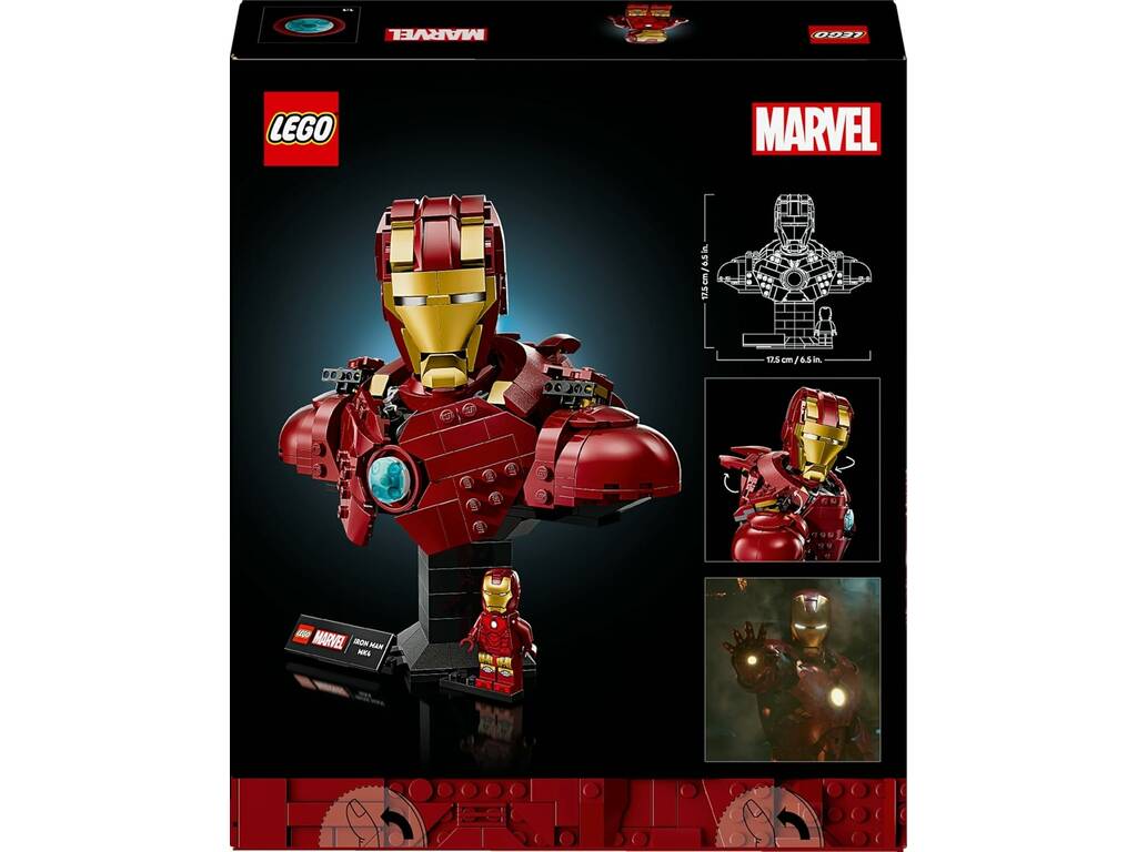 Lego Marvel Busto di Iron Man MK4