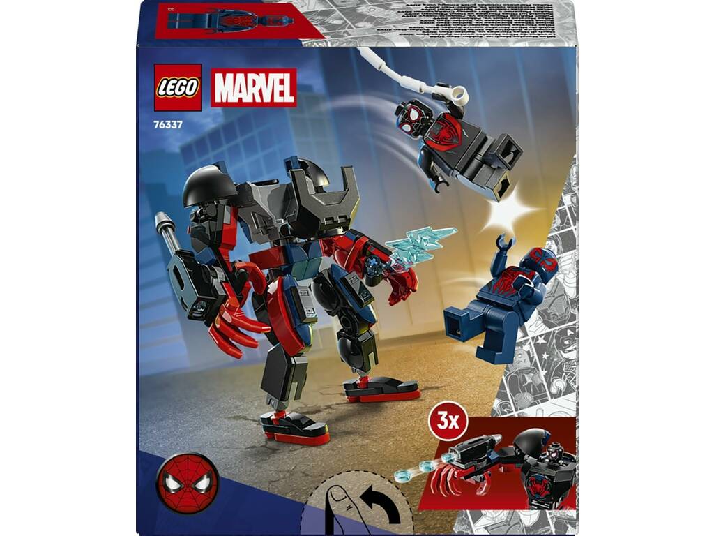 Lego Marvel Armatura Robotica di Miles Morales vs Spiderman 2099