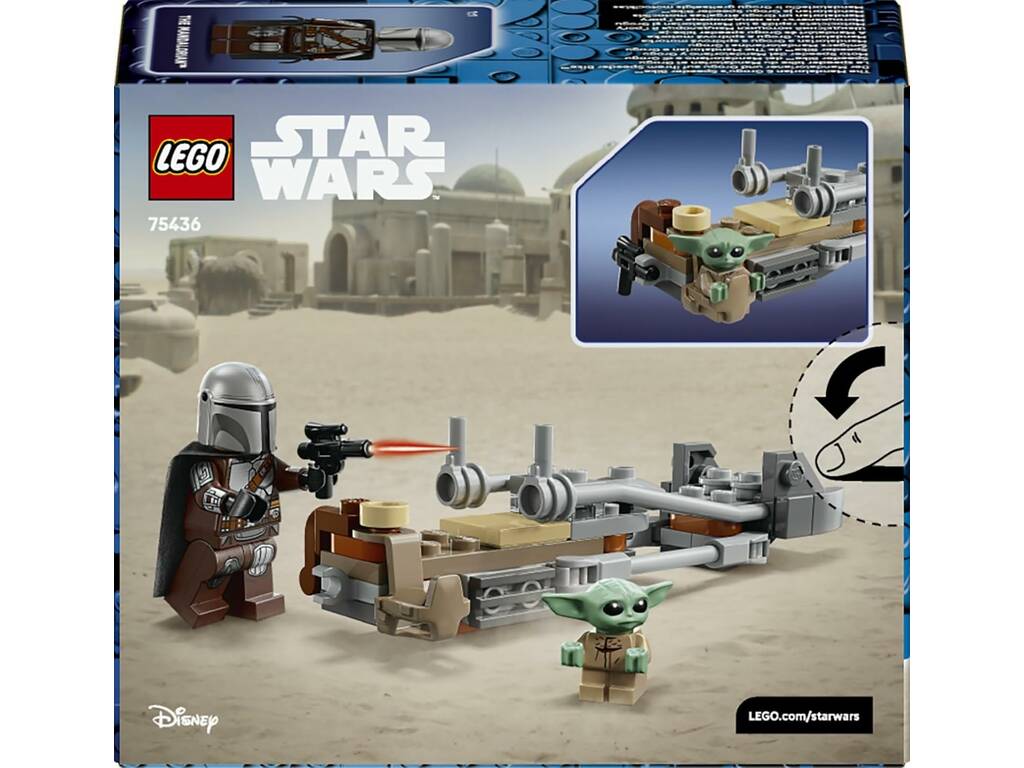Lego Star Wars Moto Speeder del Mandaloriano e Grogu