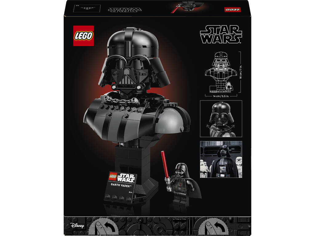 Lego Star Wars Busto de Darth Vader