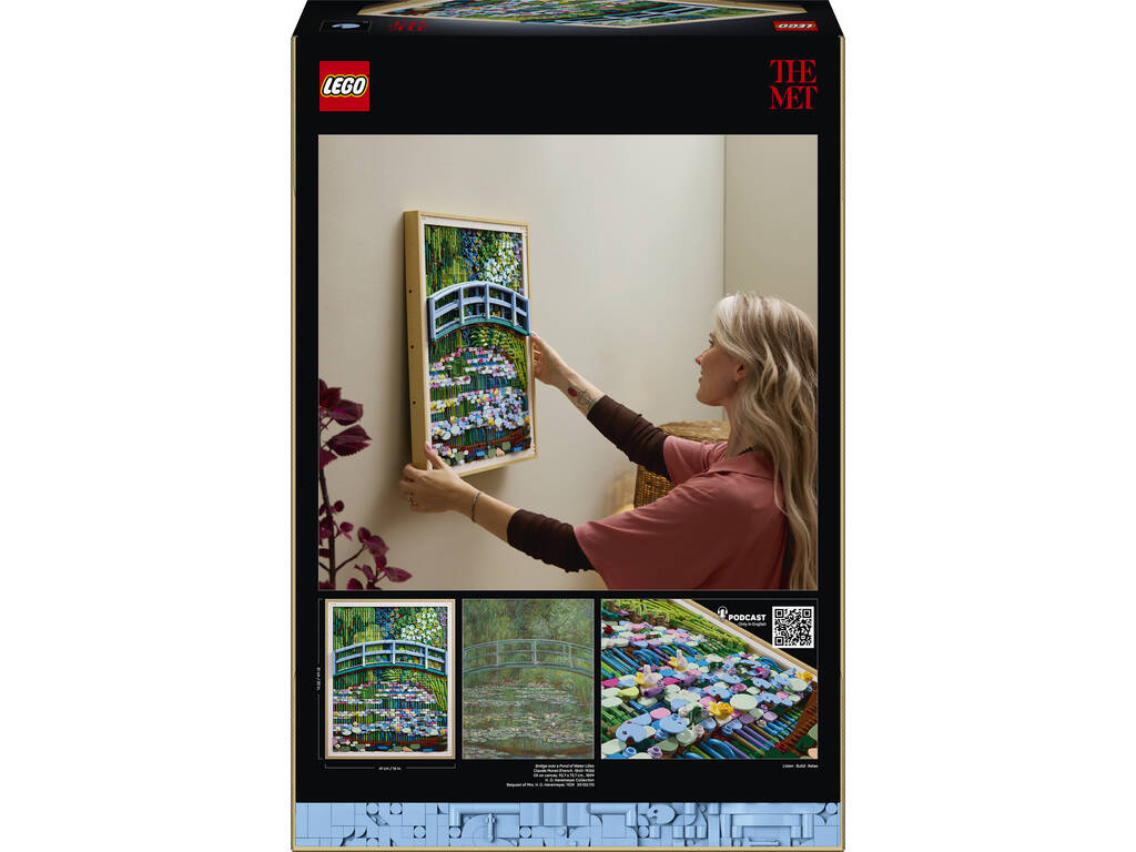Lego Art Claude Monet: Puente Sobre Estanque de Nenúfares