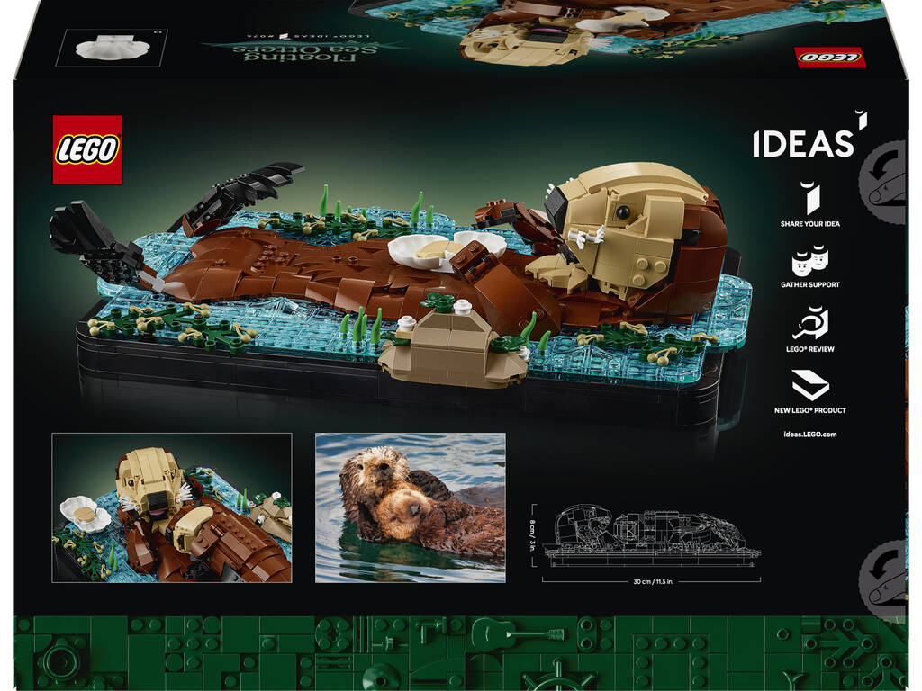 Lego Ideas Nutrias Marinas a Flote