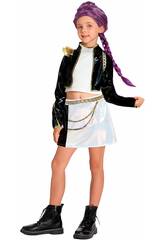 Déguisement Music Hunter Fille avec veste noire taille S