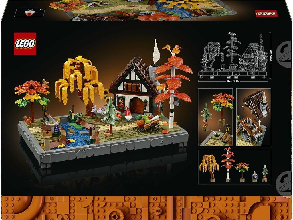 Lego Icons Giardino rurale autunnale