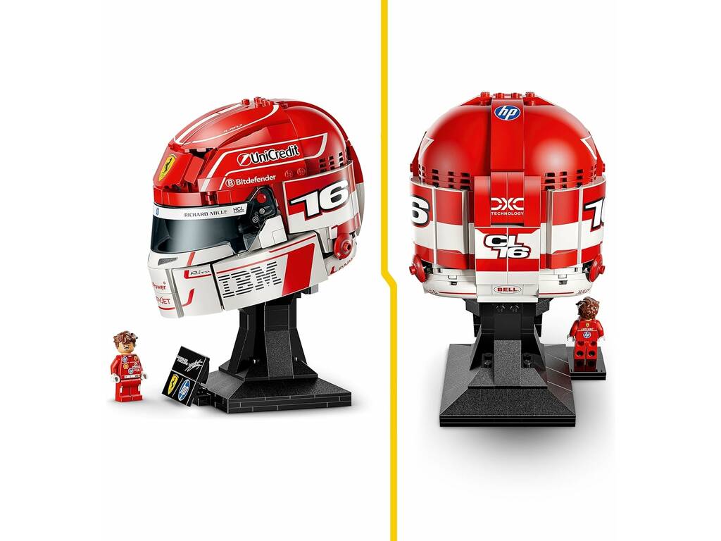 Lego Editions Scuderia Ferrari HP: Casco de Charles Leclerc