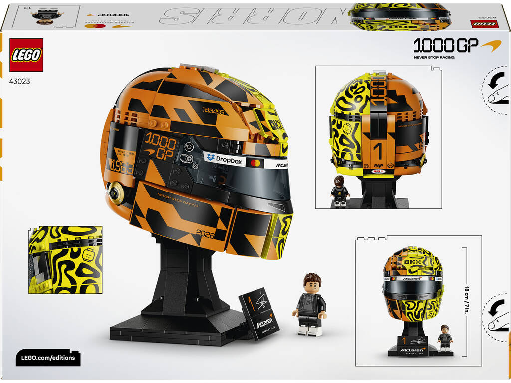 Lego Editions McLaren Mastercard F1 Team: Casco de Lando Norris