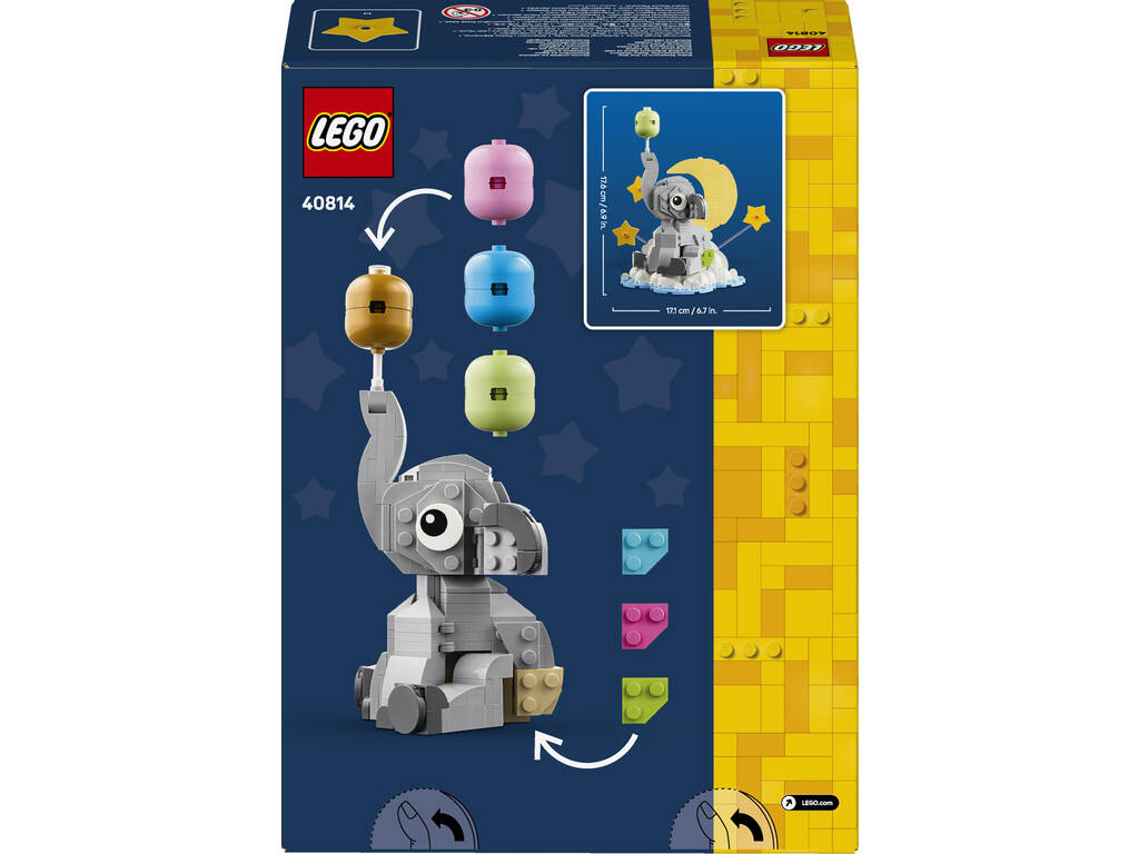 Lego Bebé Elefante en el Cielo