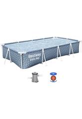 Piscine démontable rectangulaire Steel Pro 366 x 201 x 66 cm Bestway 56111