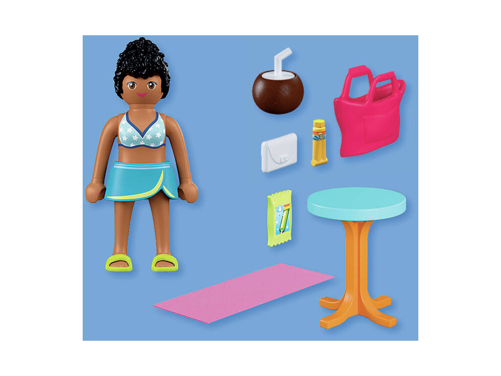 Playmobil Special Plus Figura Rapariga de Férias com Acessórios