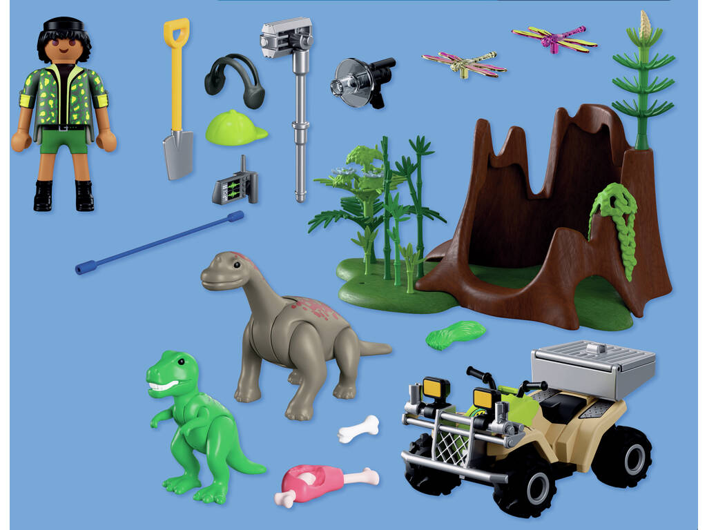 Playmobil Dinos Pack Promo Escondite de Dinosaurio