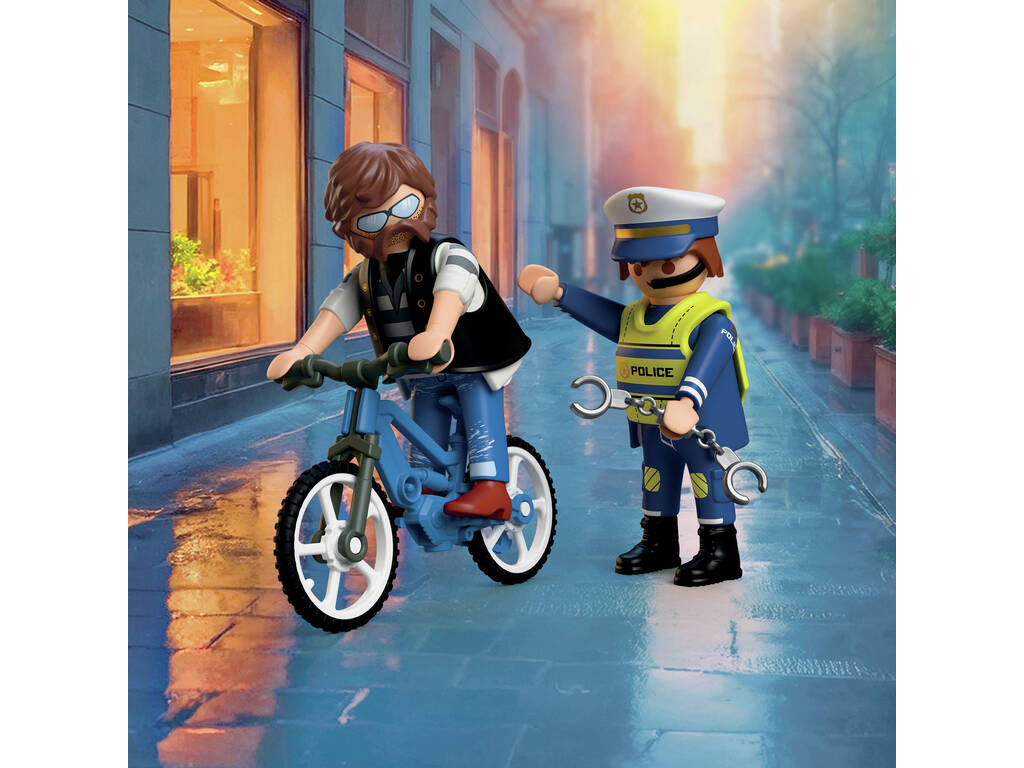 Playmobil City Action Robo de Bicicleta