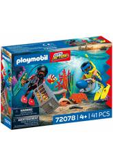 Playmobil City Action Policía Buzo con Tesoro
