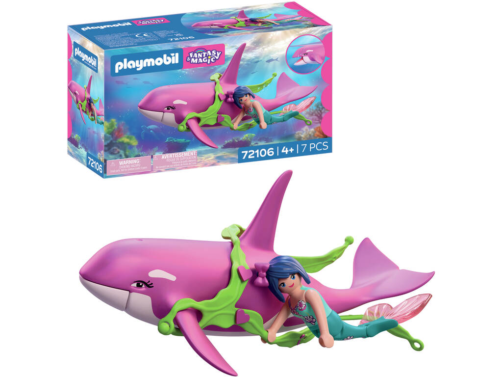 Playmobil Fantasy & Magic Orca con Sirena