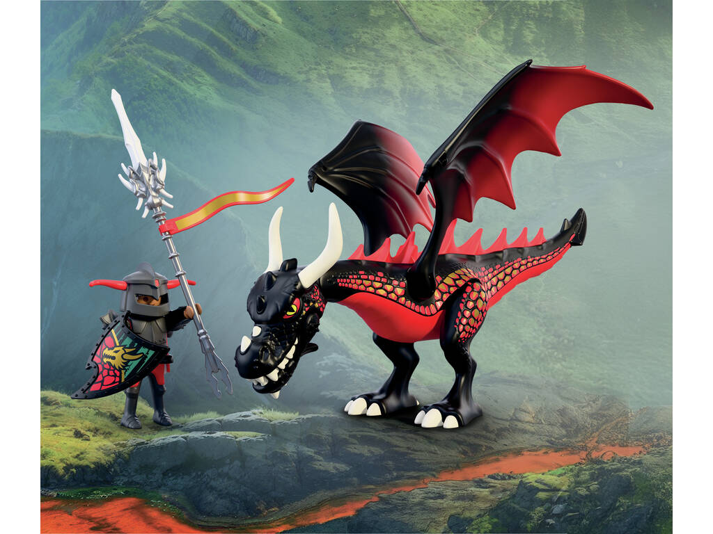 Playmobil Knights Dragón Negro