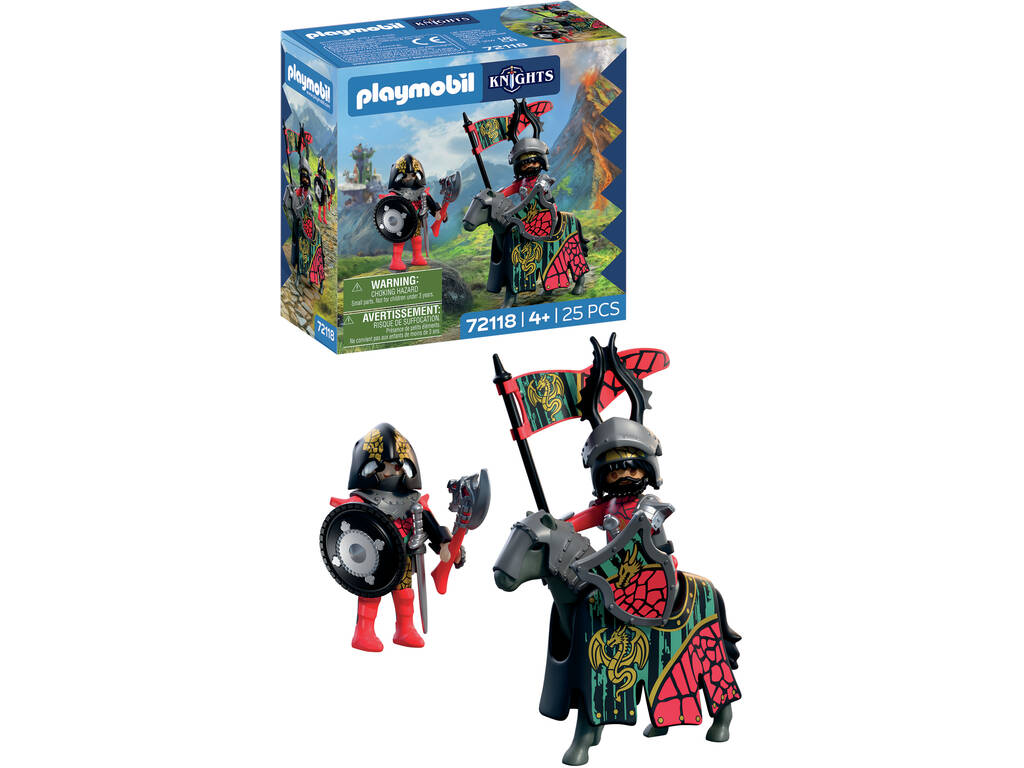 Playmobil Knights Caballero Dragón