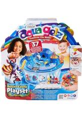Aqua Gelz Playset Castelo de Cavaleiros Deluxe com Mais de 37 Figuras
