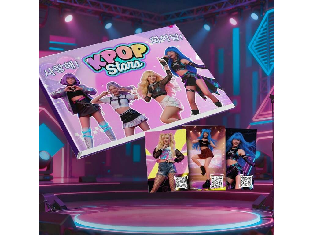 Album K-Pop Stars + Photocard en édition limitée + pochette