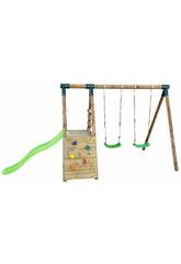 Parc pour enfants Tibet M avec toboggan 198 x 396 x 174 cm Masgames MA700098