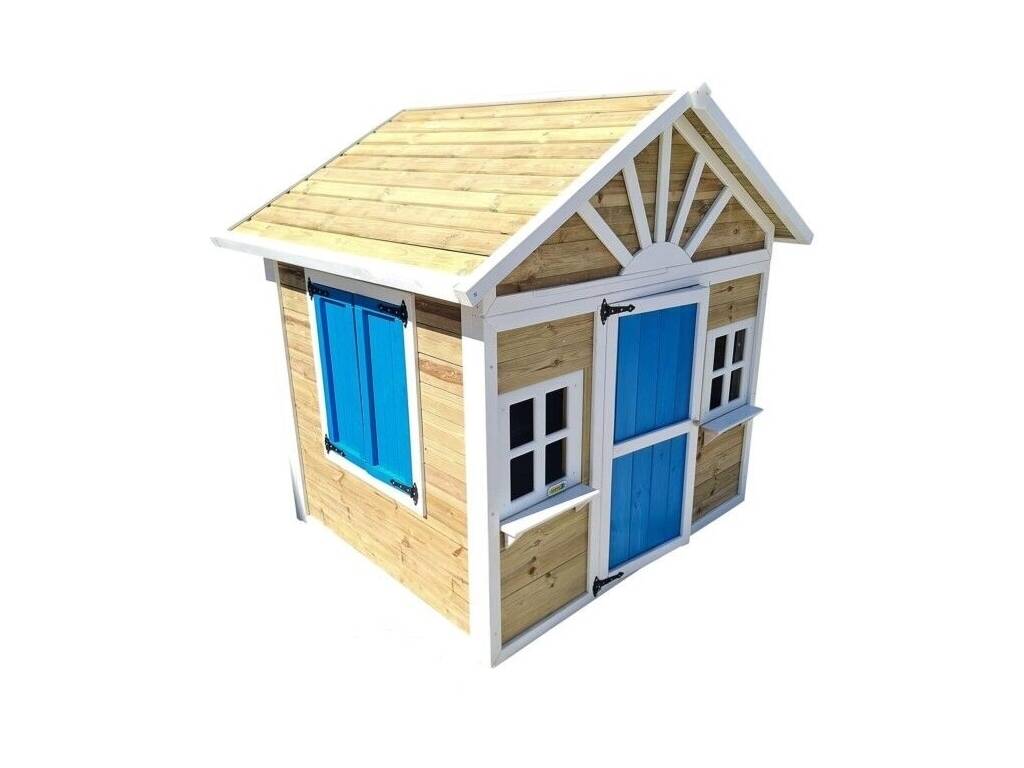 Casinha de Madeira Visby XL de 165,5x147x169 cm Masgames MA800583X