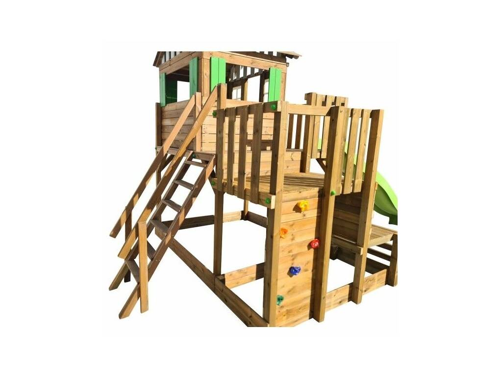 Parque Infantil Siracusa XL com Baloiço Duplo de 304x578x486,5 cm Masgames MA700442X