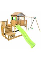 Parque Infantil Siracusa XL com Baloiço Duplo de 304x578x486,5 cm Masgames MA700442X