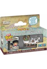 Funko Pop Bitty Rides One Piece Figura Monkey D. Luffy com The Going Merry
