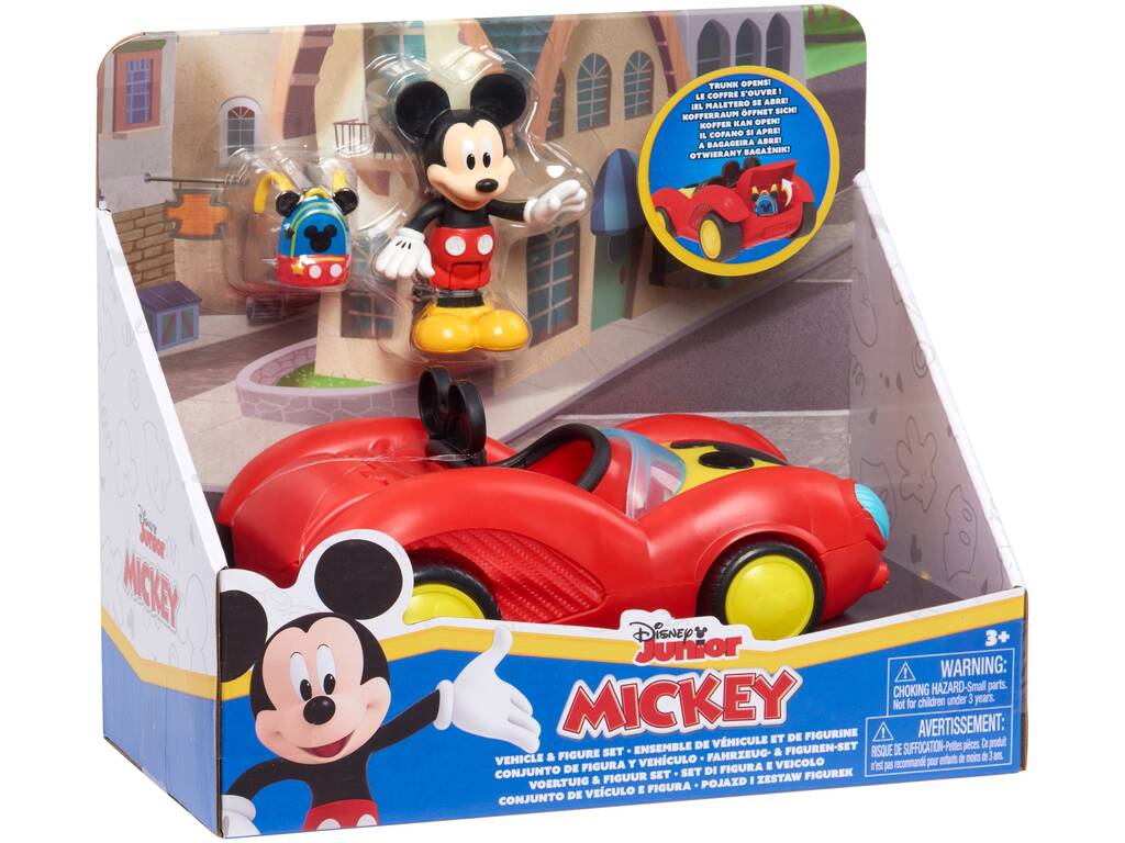 Disney Junior Mickey Figura con veicolo e accessorio