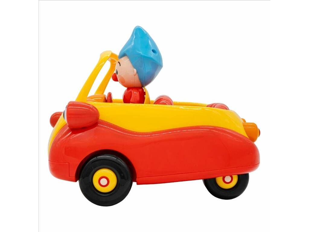 Plim Plim Vehículo Interactivo Tuni Push and Go de 20 cm con Figura