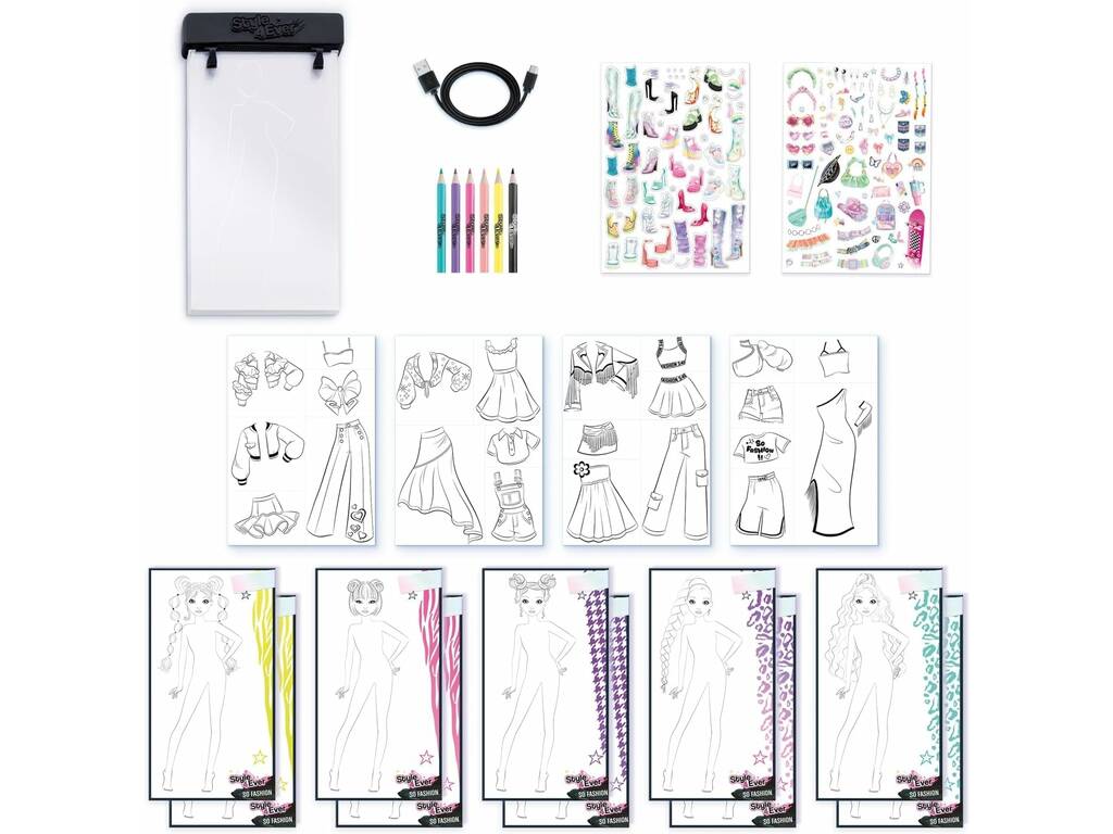 Style 4 Ever Diseña la Moda Light-Up Pad con Accesorios
