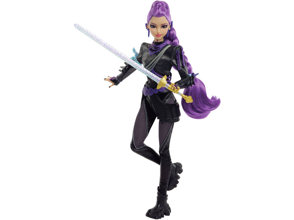K-Pop Demon Hunters Muñeca de Batalla Rumi Huntrix de 30 cm con Espada