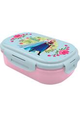 Disney Frozen Sandwichera Rectangular con Cubierto