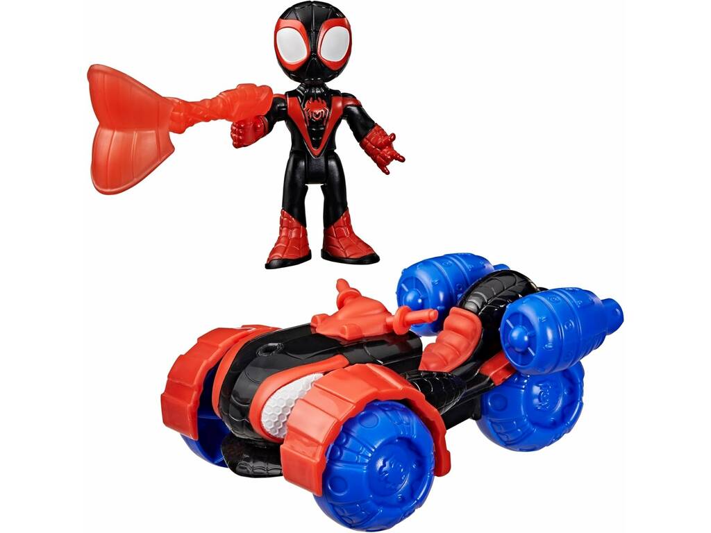 Spidey und sein Super-Team Techno-Motorrad-Set mit Figur Miles Spin Morales