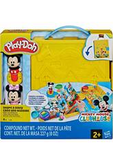 PlayDoh Disney Jr. Mickey Mouse ClubHouse Set Crea Una Historia con Plastilina y Accesorios