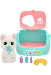 Baby Paws Just Born Mascote Interativa Gato com Incubadora
