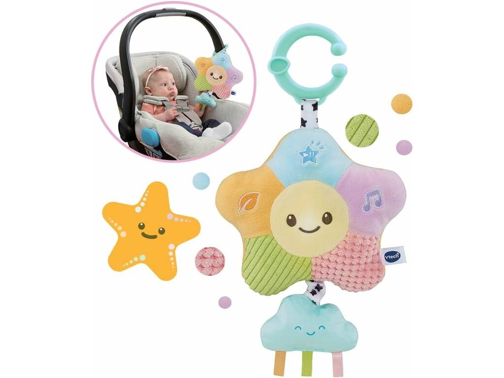Baby Estrella multicolore C'est l'heure de dormir ! avec lumière et sons