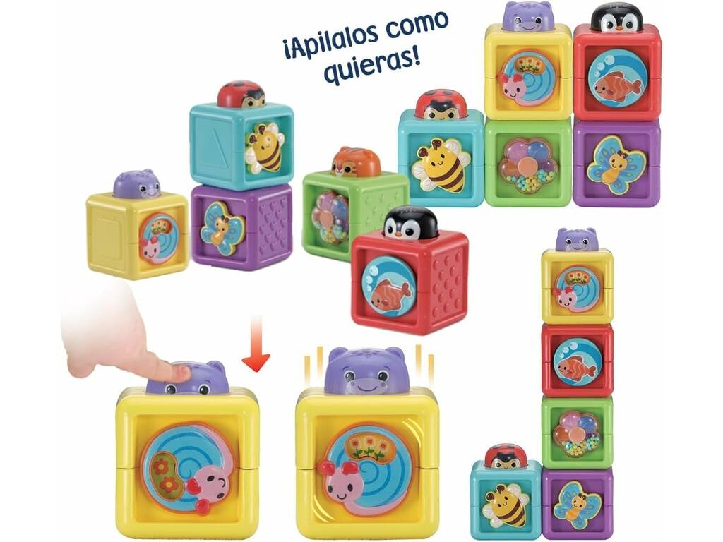Mis Primeros Bloques de Actividades 5 Piezas con Animales