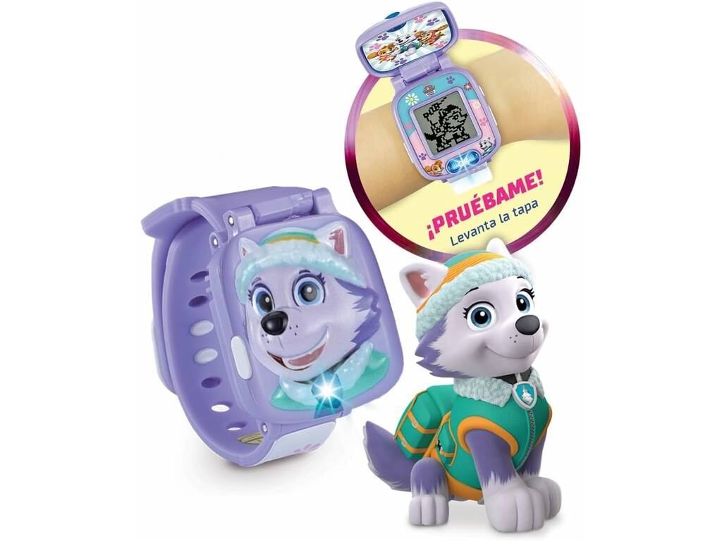 Montre éducative La Patouille Everest avec lumières et sons